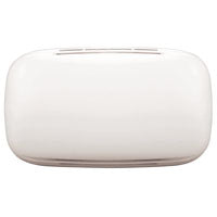 Heath Zenith SL-2735 Sleek Modern Design Wired Doorbell with 2 Chime Sounds, 8.86"W x 1.61"D x 5.39"H, White SL-2735-02