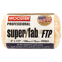 The Wooster Brush Company RR924-4 Super Fab FTP Roller Cover 1/2-Inch Nap