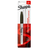 Sharpie 30101 Permanent Marker, Fine Lead/Tip, Black Lead/Tip