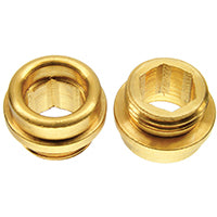 Danco 30006E Faucet Bibb Seat, For Use With Central and Rheum Faucets, NO 7, 1/2-24 Threaded, Brass, Plated