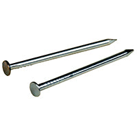 Hillman 3/4 in. L Wire Galvanized Steel Nail Smooth Shank Flat