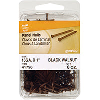 The Hillman Group 41799 Panel Nail, 13/8-Inch, Black Walnut, 6-Pack