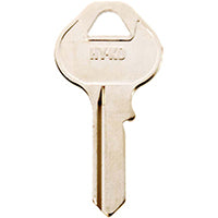Hy-Ko Key Blank Cylinder Ez# M11 Single Sided Nickel Plated Brass 10 Pc/Bag UPC Coded