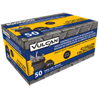 VULCAN FG-03812-08A Contractor Bag, 42 gal Capacity, Black