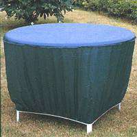 Seasonal Trends CVRA-RT-D Table Cover, 53 in L, 53 in W, 24 in H, Vinyl, Green