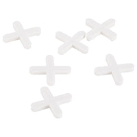Vulcan MJ-T80805 Tile Spacer, 1/8 in Thick, Cross, Plastic