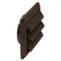 Lambro 2677B Louvered Vent, Plastic