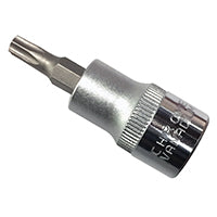 Vulcan 3505013520 Fractional Star Bit Socket, T27 Tip, Chrome