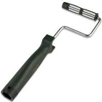 WOOSTER Jumbo-Koter RR013 Roller Frame, 4-1/2, 6-1/2 in L Roller, Polypropylene Handle, Threaded Handle