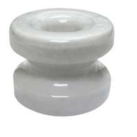 Zareba WP36/05820-96 Large Corner Insulator with Washer, Polywire, Ceramic, White