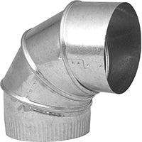 UNITED STATES HDW GV0294-C Adjustable 26GA Furnace Elbow, Pack of 1, Galvanized Steel