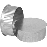 END CAP RND PLUG 30GA 6IN GLV
