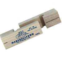 Marshalltown 86 Line Block, 3-3/4 in L, Wood