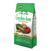 Espoma Organic Garden-Tone 3-4-4 Organic Fertilizer for Cool & Warm Season Vegetables and Herbs. Grow an Abundant Harvest of Nutritious and Flavorful Vegetables – 4 lb. Bag.