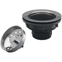 Plumb Pak Pp66-5 Kitchen Strainer with Stainless Steel Rim and Basket, Plastic