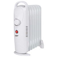 PowerZone CYPB-7 Mini Oil Filled Heater, 5.8 A, 120 V, 700 W Heating, 1-Heating Stage, White