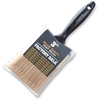 WOOSTER P3973-3 Paint Brush, 3 in W, 2-11/16 in L Bristle, Polyester Bristle, Wall Handle