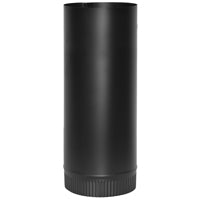 STOVE PIPE HLFJNT 24GA 6IN BLK