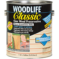 WOLMAN WoodLide Classic 00903 Wood Preservative, Clear, Liquid, 1 gal, Can