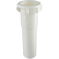 Plumb Pak PP20552 Extension Tube, 1-1/2 in Dia X 6 in L, Slip Joint, PVC, White