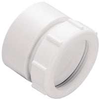Plumb Pak PP20999 Drain Pipe Adapter, 1-1/2 in, Solvent Weld X Compression, Plastic
