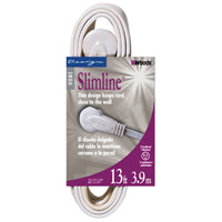 CCI 2232 Extension Cord, 16 AWG Cable, 13 ft L, 13 A, 125 V, White