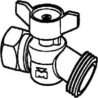 B & K 102-454HN Hose Bibb, 3/4 x 3/4 in Connection, FPT x Male Hose, 125 psi Pressure, Brass Body, Antique
