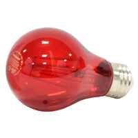 LEDVANCE Sylvania LED Red Glass Filament A19 Light Bulb, Dimmable, Efficient 4.5W, E26 Medium Base - 1 Pack (70300)