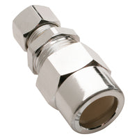 Plumb Pak PP32-10BRLF Straight Tube Transition Union, 3/8 X 1/2 in, Compression X Cpvc, Brass