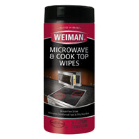 Weiman 90 Cook Top and Microwave Wipes, 7 in L, 8 in W