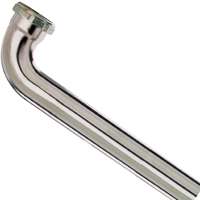 Plumb Pak PP2519CP Waste Arm, 1-1/2 in, Slip Joint, Brass, Chrome