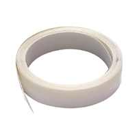 M-D Building Products 3525 M-D 0 V-Flex Weather-Strip with Adhesive Back, 17 Ft L X 7/8 in W, Polypropylene, 1 Pack, White