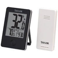 Taylor 1730 Wireless Thermometer, Digital, 32 to 122 deg F