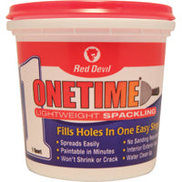 Red Devil 0544 Spackling Compound White, White, 1 qt Tub