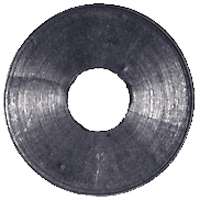 Danco 35074B Faucet Washer, #1/4M, 37/64 in Dia, Rubber, For: Quick-Opening Style Faucets