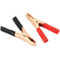 Forney 54732 Battery Charger Clamp, 80-Amp, Medium Duty,Red and Black