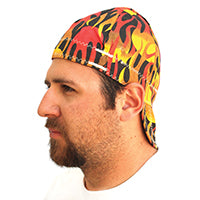 Forney 7 in. H x 7 in. W Cotton Welding Cap 0.12 lb. Multicolored 1 pc.