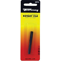 Forney 60076 Mounted File, Cylindrical Shaped with 1/4-Inch Shank, 1-Inch-by-1/4-Inch