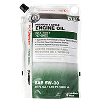 Arnold MTD 4-Cycle Snow Thrower Oil - 28 oz. 490-000-M020