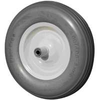 ProSource PR1602 Wheelbarrow Tire, 500 lb Max Load, Polyurethane, 16 in Dia Tire