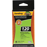 ALI INDUSTRIES 7301 120 25 CT Grit Sand Sponge, 3-Inch x 5-Inch x 1-Inch