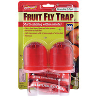 RESCUE FFTR2-BB4 Reusable Fruit Fly Trap, Liquid Pack