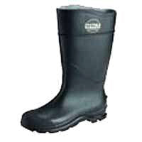 BOOT PVC PLN TOE 16IN BLACK 13