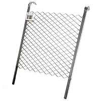 ProSource CW921 Paint Bucket Grid, 13 in L, 10 in W, Galvanized