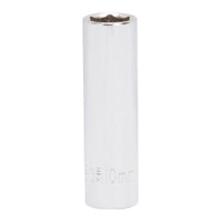 Vulcan MT6487808 Drive Socket, 10 mm Socket, 1/4 in Drive, 6-Point, Chrome Vanadium Steel, Chrome