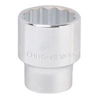 Vulcan MT-SS6042 Drive Socket, 1-5/16 in Socket, 3/4 in Drive, 12-Point, Chrome Vanadium Steel, Chrome
