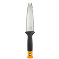 FISKARS 340130-1001 Hori Hori Knife, 7 in L Blade, Stainless Steel Blade