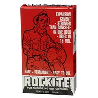 Rockite 10005 Expansion Cement, Powder, White, 1 hr Curing, 5 lb Box