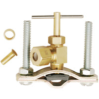Plumb Pak PP25502LF Saddle Valve 1/4-Inch Od Lead Free For 3/8-Inch-3/4-Inch Od Tube,