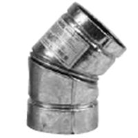 SELKIRK CORP 243216 45DEG Rigid Pellet Elbow, 3-Inch 243216/243215